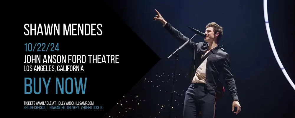 Shawn Mendes at John Anson Ford Theatre